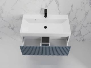 Тумба под раковину Style Line Стокгольм 80 ЛС-00002314 графит софт